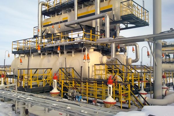 Separator. Equipment for oil separation. Modular oil treatment unit. Bulite for separation